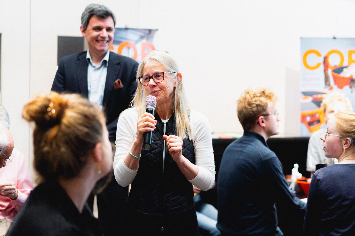Austausch und Diskussion im Rahmen des Open Lab Abends im Futurium (© J. Duderstädt, IGZ)