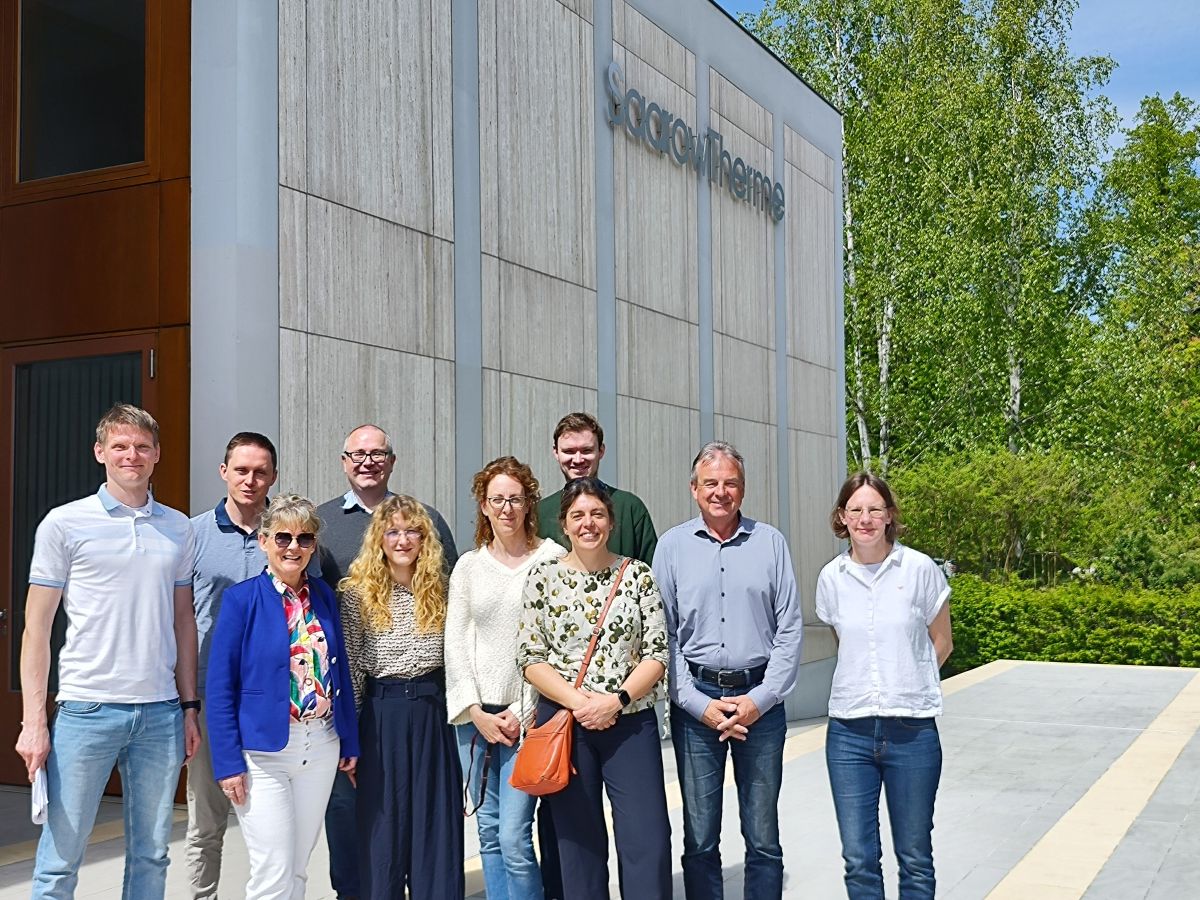 Foto: Marko Kreische (IGV), Dr. Oliver Mantovani (IGV), Elke Kurth (IGV), Dr. Torsten Schweikert (IGV), Valeriya Denisova (IGZ), Steffi Werner (Therme), Dr. Tino Barchewitz (IGV), Dr. Anna Fricke (IGZ), Axel Walter (Therme), Prof. Susanne Baldermann (Uni 