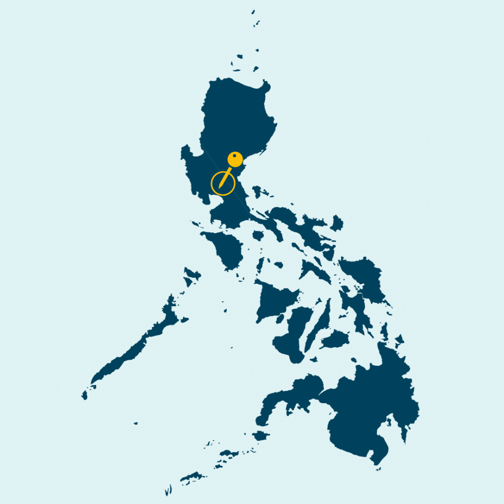 <p>Map of the Republic of the Philippines. Province of Bulacan on the main island of Luzon.</p>
